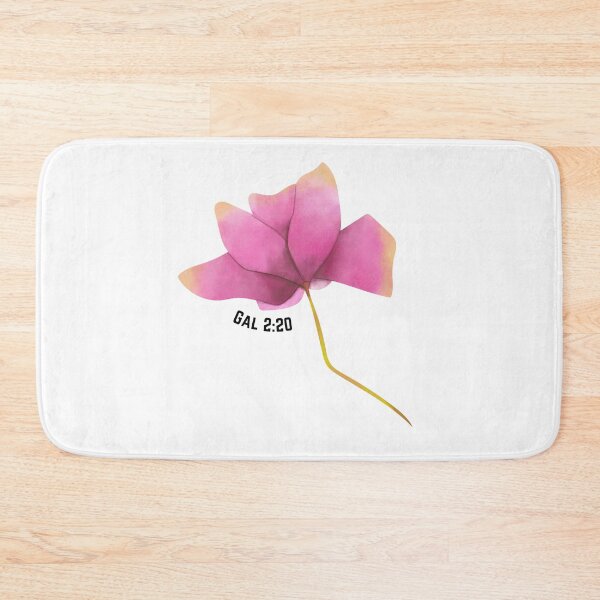 Item preview, Pink Flower Galatians 2:20 designed and sold by GeoTeasters.