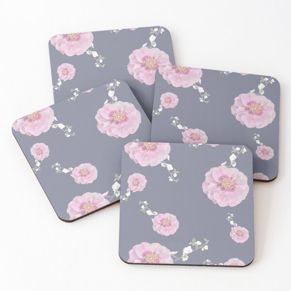 Item preview, Rose & blossom grey designed and sold by OllieandQuinn.