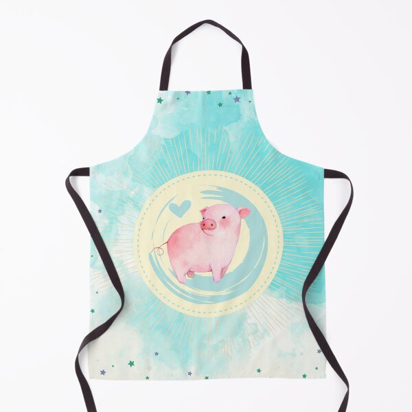 Item preview, Piggy watercolor Journal Design Europe designed and sold by LunaAndRosa.