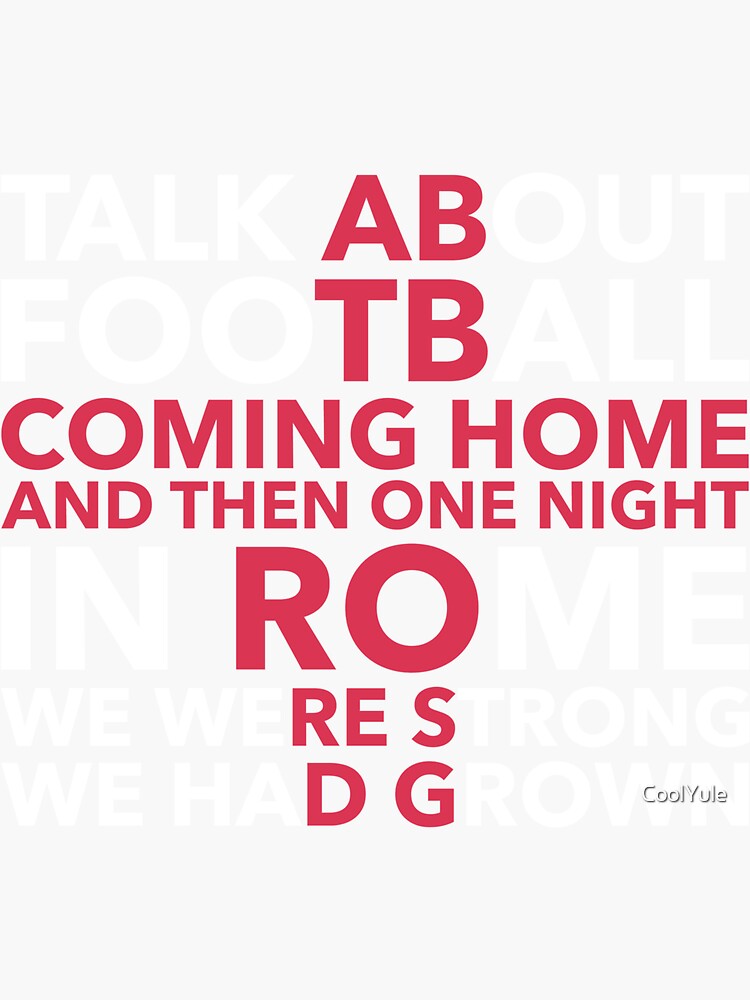 "Talk About Football Coming Home England Flag" Sticker for Sale by