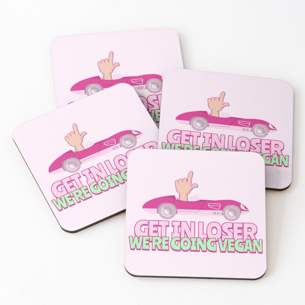 Item preview, Get In Loser We're Going Vegan designed and sold by jrobdesignz.