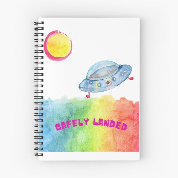 Item preview, Watercolor UFO Safely landed designed and sold by missionbear.