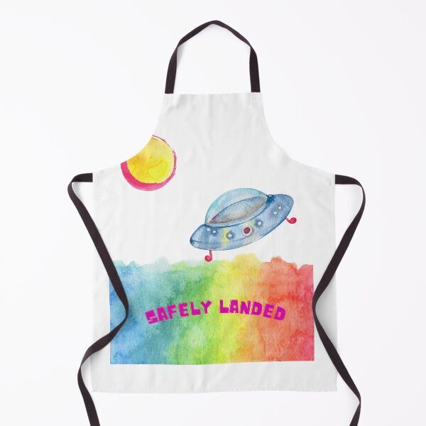 Item preview, Watercolor UFO Safely landed designed and sold by missionbear.