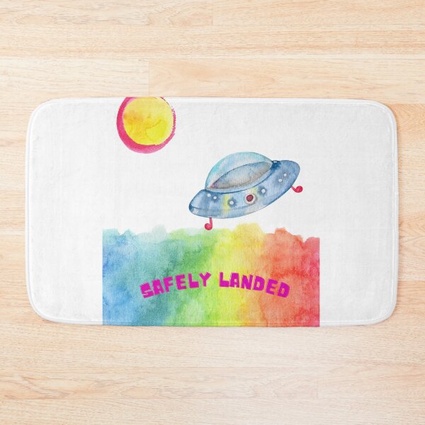 Item preview, Watercolor UFO Safely landed designed and sold by missionbear.