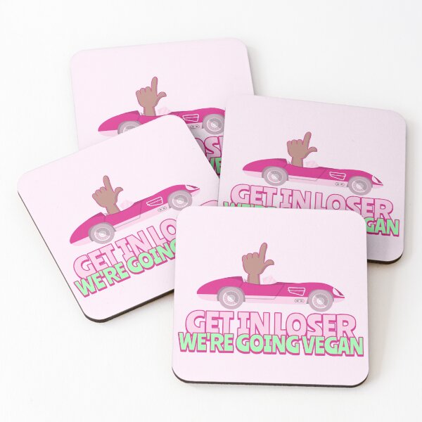 Item preview, Get In Loser We're Going Vegan designed and sold by jrobdesignz.