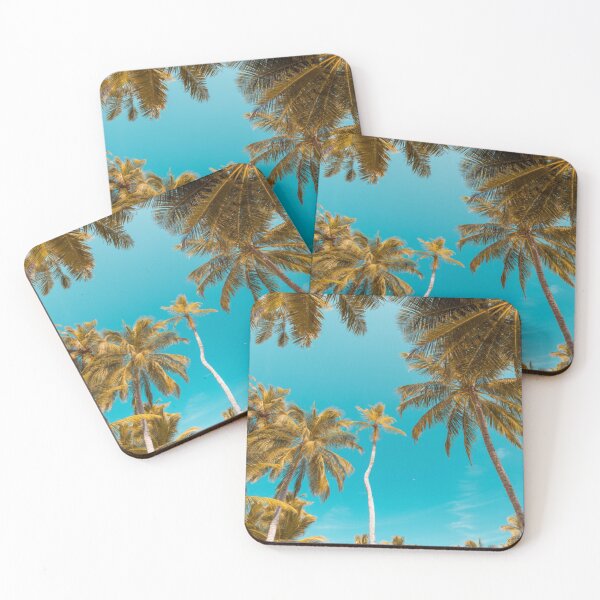 Item preview, Palms with beautiful ice blue sky. Tropics designed and sold by TurboCrazy.
