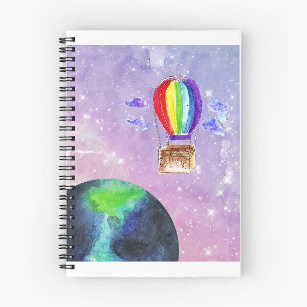 Item preview, Floating hot air balloon in the universe designed and sold by missionbear.
