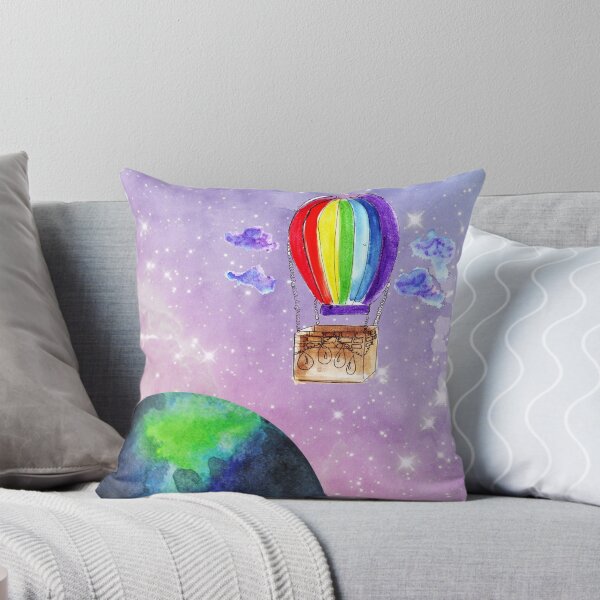 Item preview, Floating hot air balloon in the universe designed and sold by missionbear.