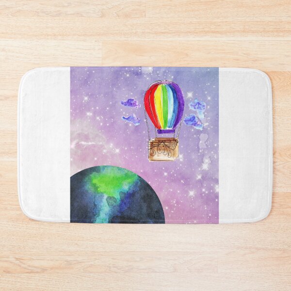 Item preview, Floating hot air balloon in the universe designed and sold by missionbear.