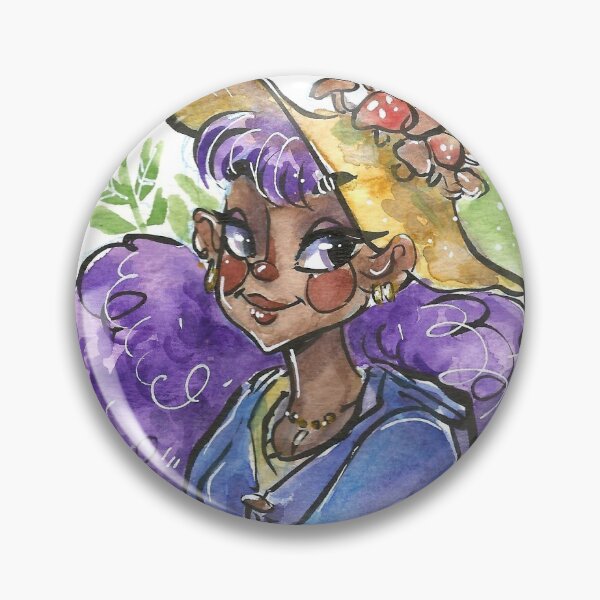 Item preview, Alma the Mushroom Witch designed and sold by LaharaIllustra.