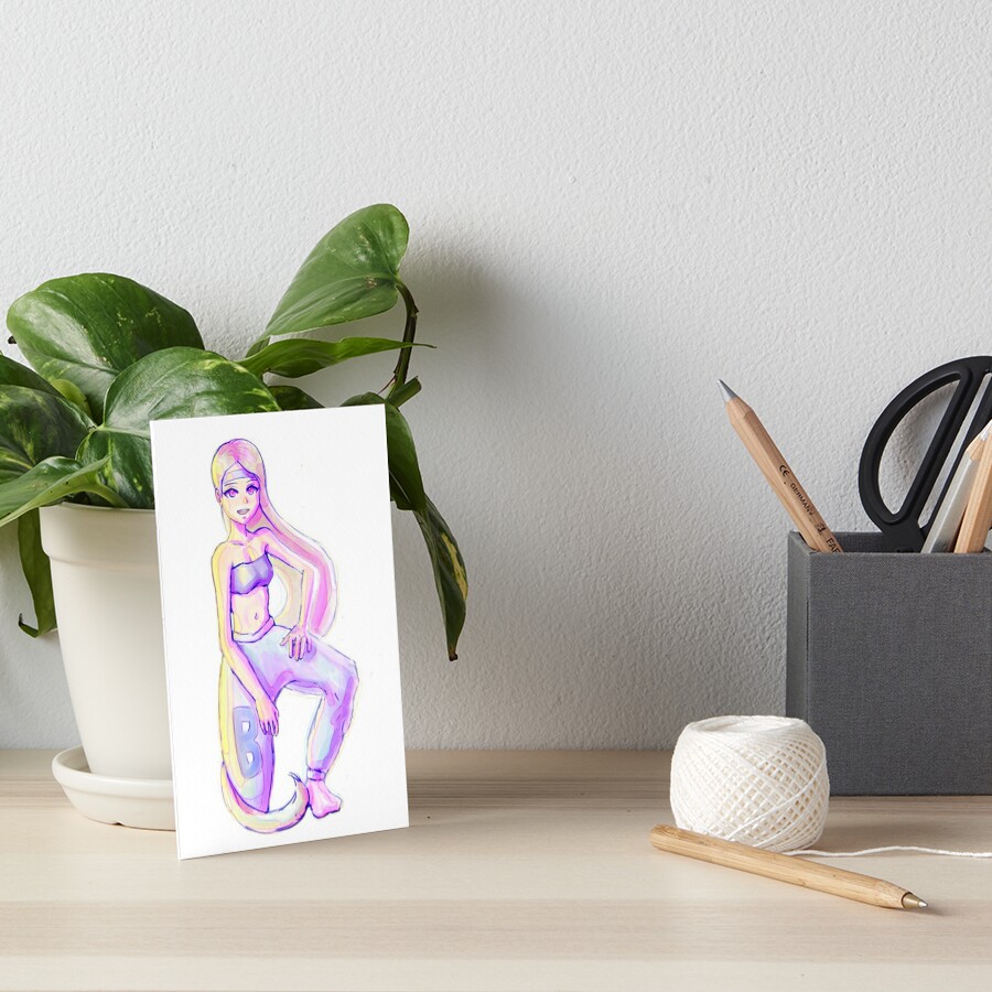 "Letter B Pose Girl" Art Board Print For Sale By Harlion | Redbubble