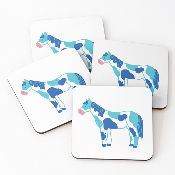 Item preview, Posca Blue Turquoise Horse designed and sold by bassoongirl123.