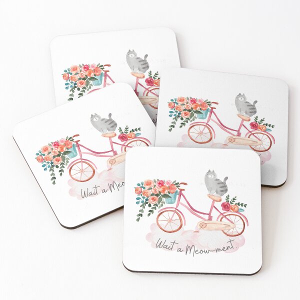 Item preview, Wait a meowment Cute kawaii cat pun design designed and sold by missionbear.