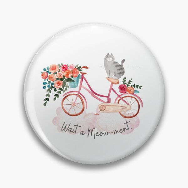 Item preview, Wait a meowment Cute kawaii cat pun design designed and sold by missionbear.