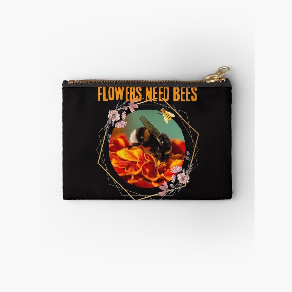 Item preview, Flowers Need Bees Colorful Circle Design designed and sold by EarthArtDesigns.