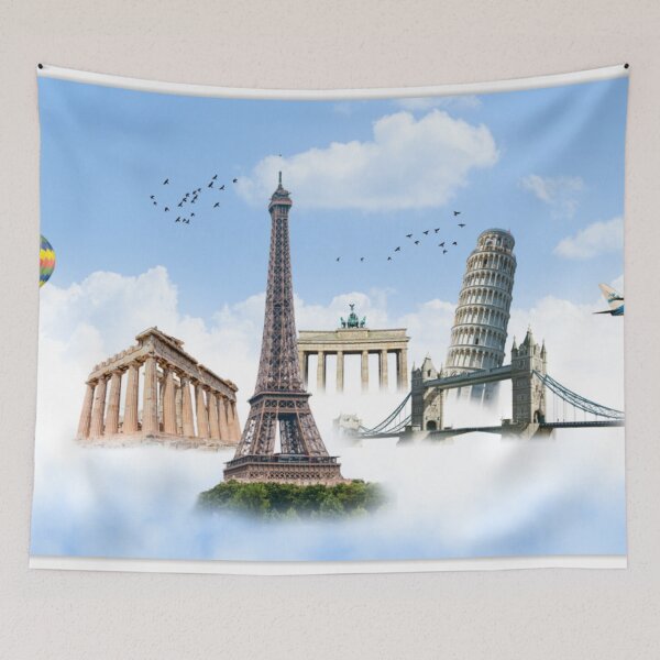 Item preview, World Monuments Historical Splendors rising in the Sky designed and sold by iziskosmos.