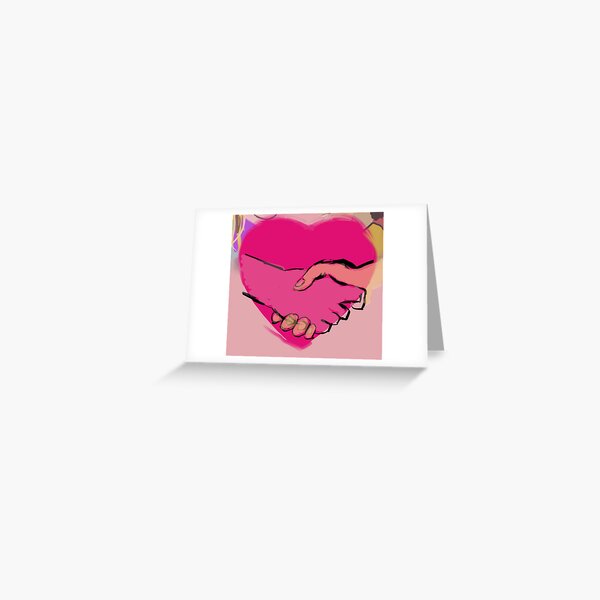 Hungry Graphic Novel Heart Greeting Card