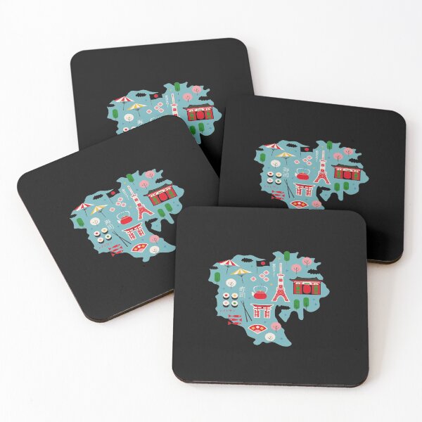 Item preview, Tokyo Monuments designed and sold by NewPrint.