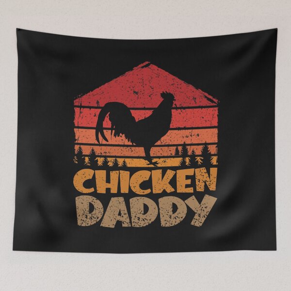 Item preview, Vintage Little Chicken Daddy for Poultry Farmers Chicken Butt  designed and sold by PatternFariss.
