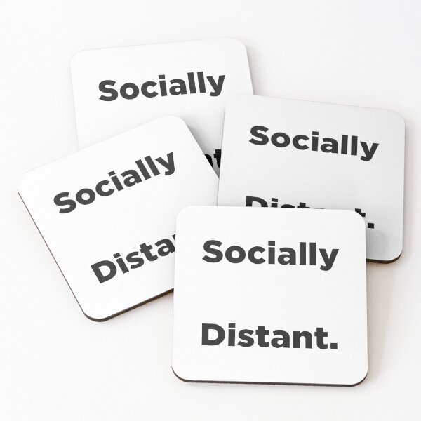 Item preview, Socially Distant. designed and sold by Memefy.