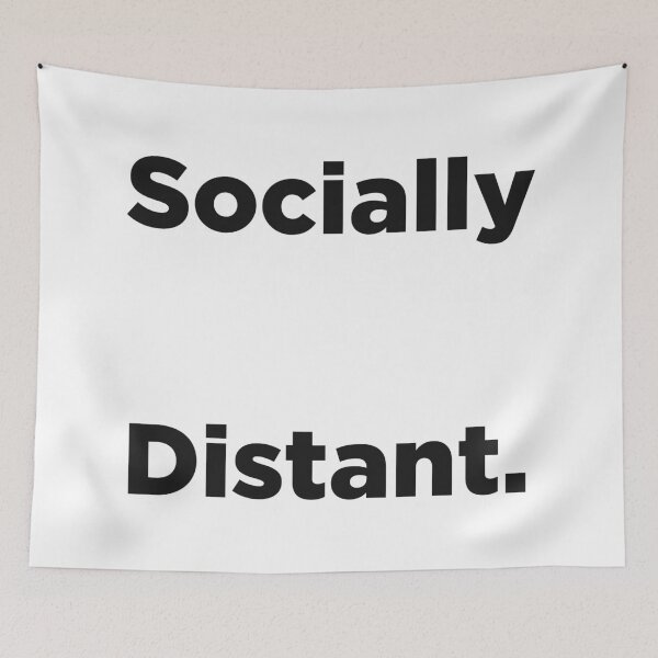 Item preview, Socially Distant. designed and sold by Memefy.