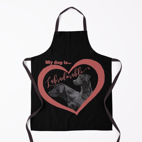 Item preview, Labradorable Black Labrador Retriever in Red Heart Design designed and sold by LifeCrush.