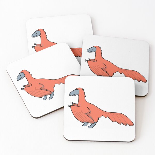 Item preview, Fiery Red Archaeopteryx Dinosaur designed and sold by bassoongirl123.