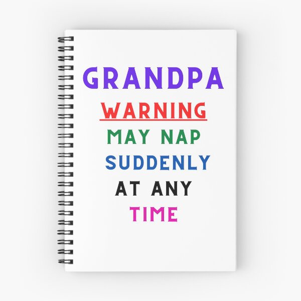 Item preview, Grandpa Warning May Nap Suddenly At Any Time designed and sold by Chanchane Store.