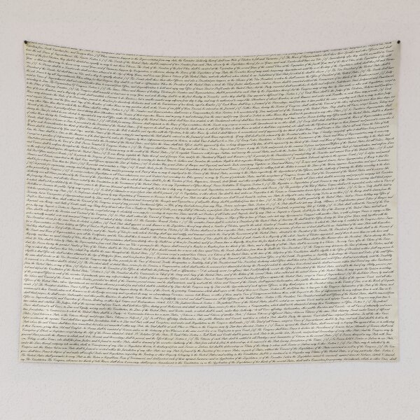 Item preview, US Constitution on parchment background designed and sold by theted4.