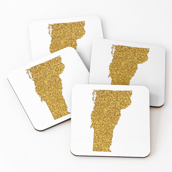 Item preview, Glittery Gold Vermont Design designed and sold by mdubin.