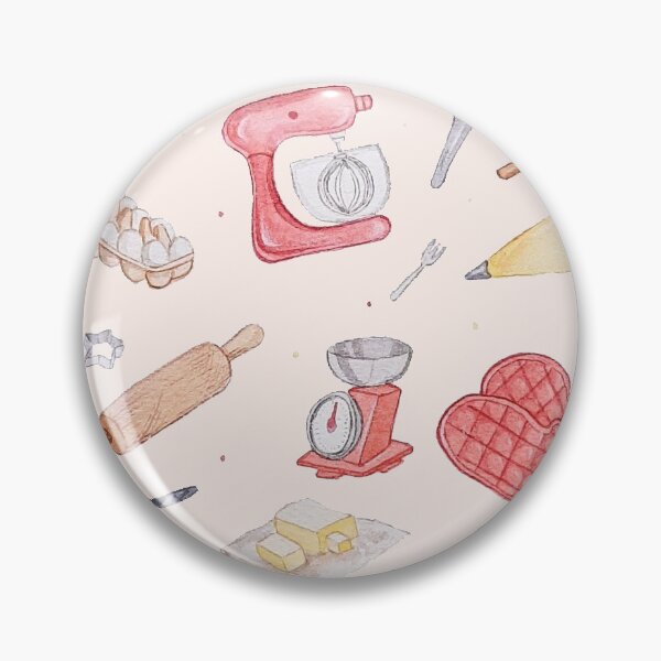 Item preview, Baking supplies pattern designed and sold by DigitalCloud.