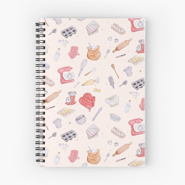 Item preview, Baking supplies pattern designed and sold by DigitalCloud.