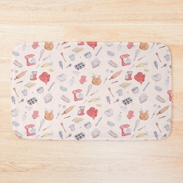 Item preview, Baking supplies pattern designed and sold by DigitalCloud.