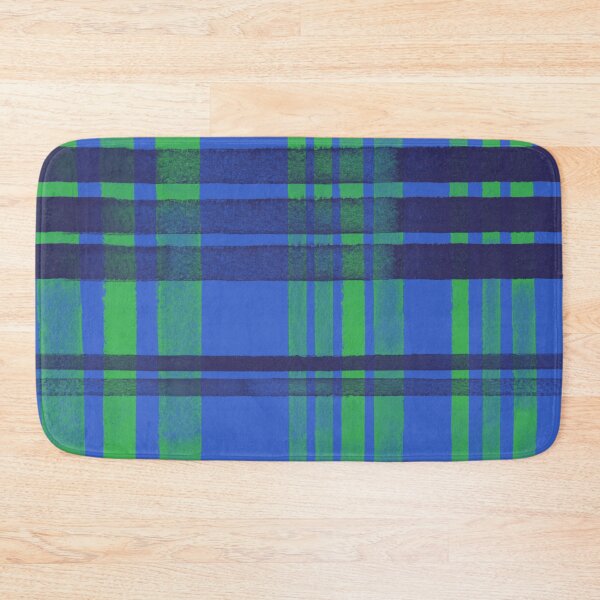 Item preview, GREEN BLUE PLAID FLANNEL  PATTERN  designed and sold by RetroPlaceee.