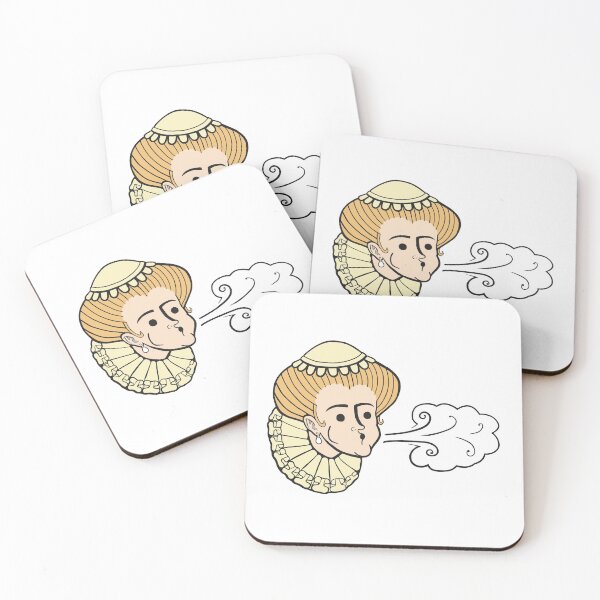 Item preview, a west wind / Elizabethan woman as the wind designed and sold by PatchPimpernel.