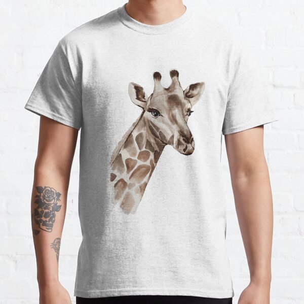 mens giraffe t shirt