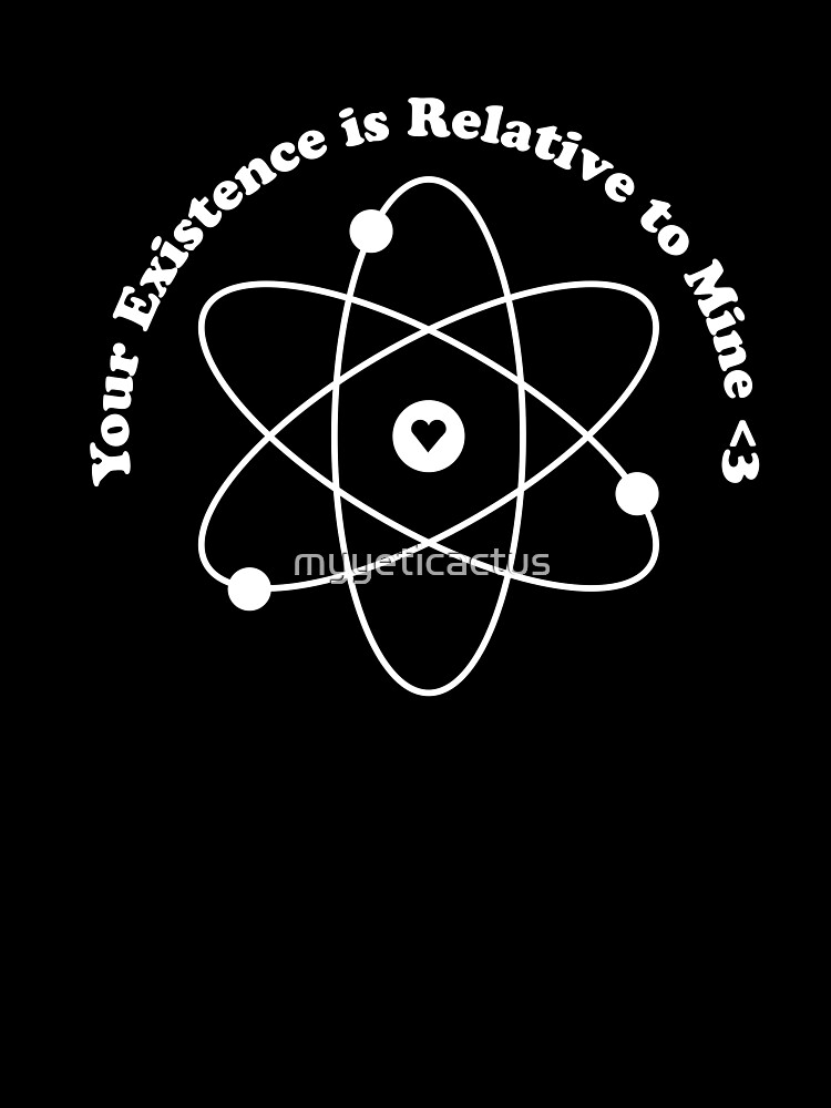 Thumbnail 7 of 7, Oversized T-Shirt, Your Existence is Relative to Mine designed and sold by myyeticactus.
