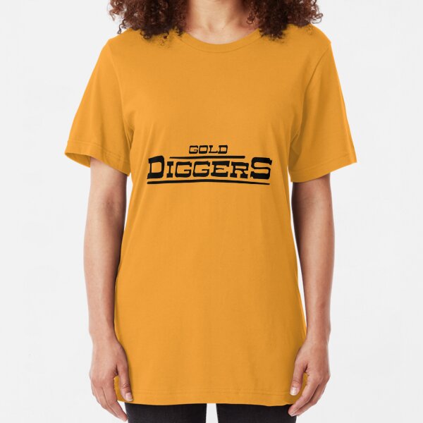 BRDL "Gold Diggers" Logo - Clothing, Pillows, Posters and MORE Slim Fit T-Shirt