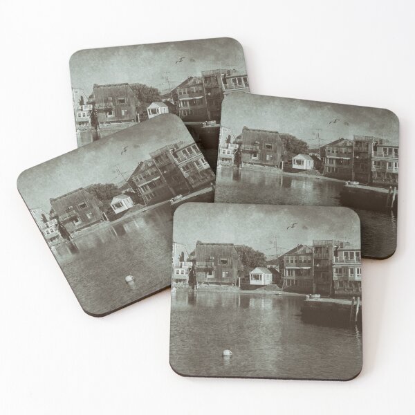 Item preview, Antiqued View Of Rockport Massachusetts Fishing Village designed and sold by Stephen Orsillo.