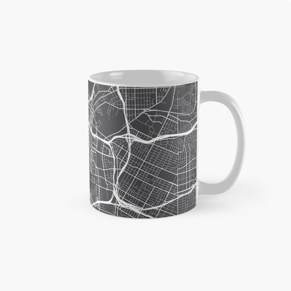 Item preview, Los Angeles Map, USA - Gray  designed and sold by MainStreetMaps.
