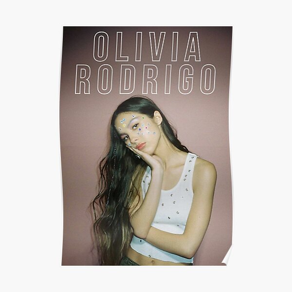 olivia rodrigo poster Poster