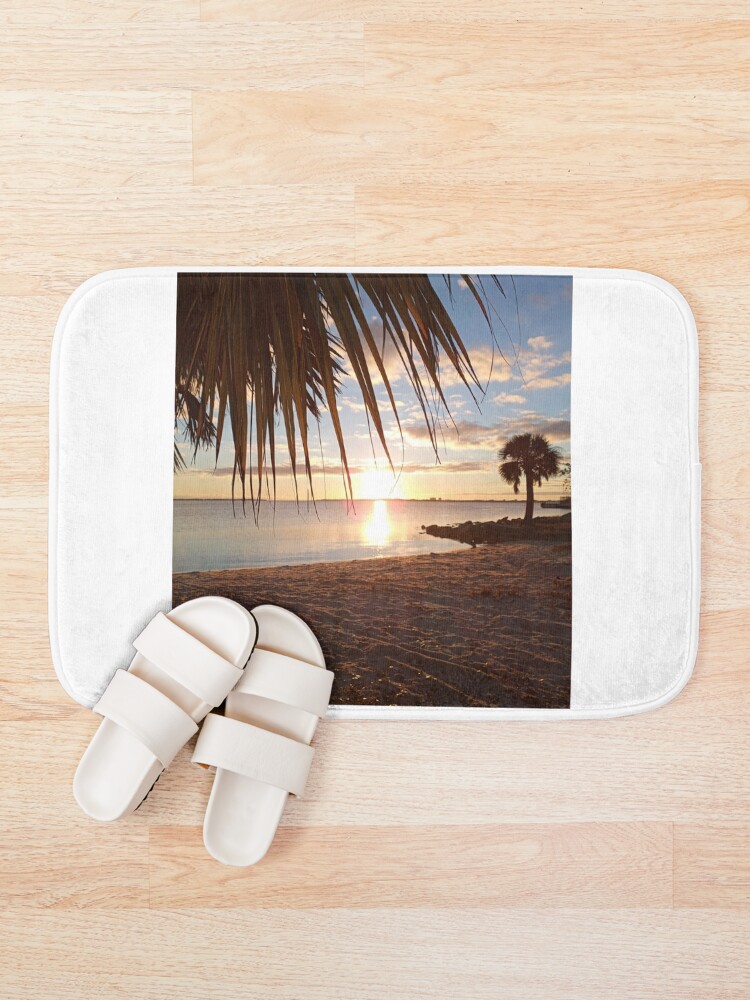 Thumbnail 1 of 6, Bath Mat, Beach Drive designed and sold by PlumNearly.