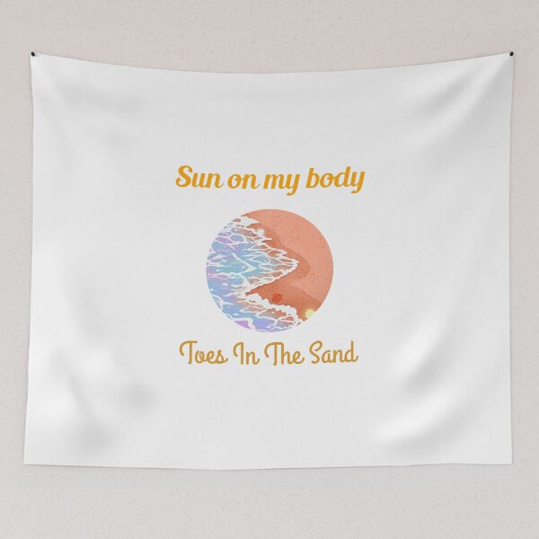 Item preview, Toes In The Sand designed and sold by ThinkAndReflect.