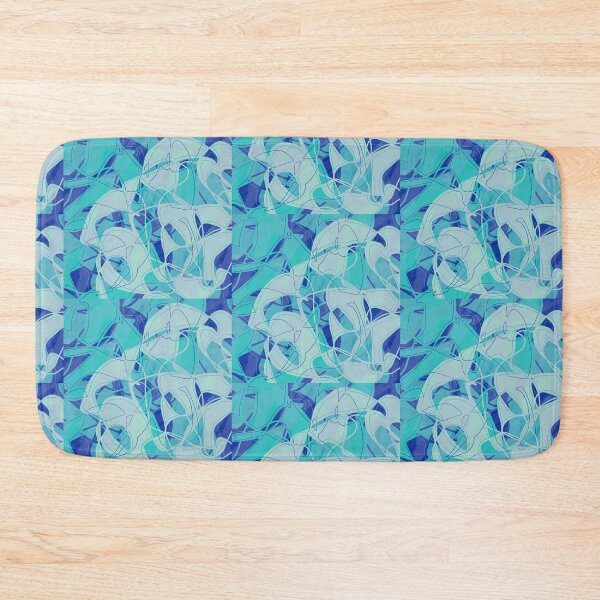 Item preview, Forest green and blue leaves designed and sold by MentaLee.