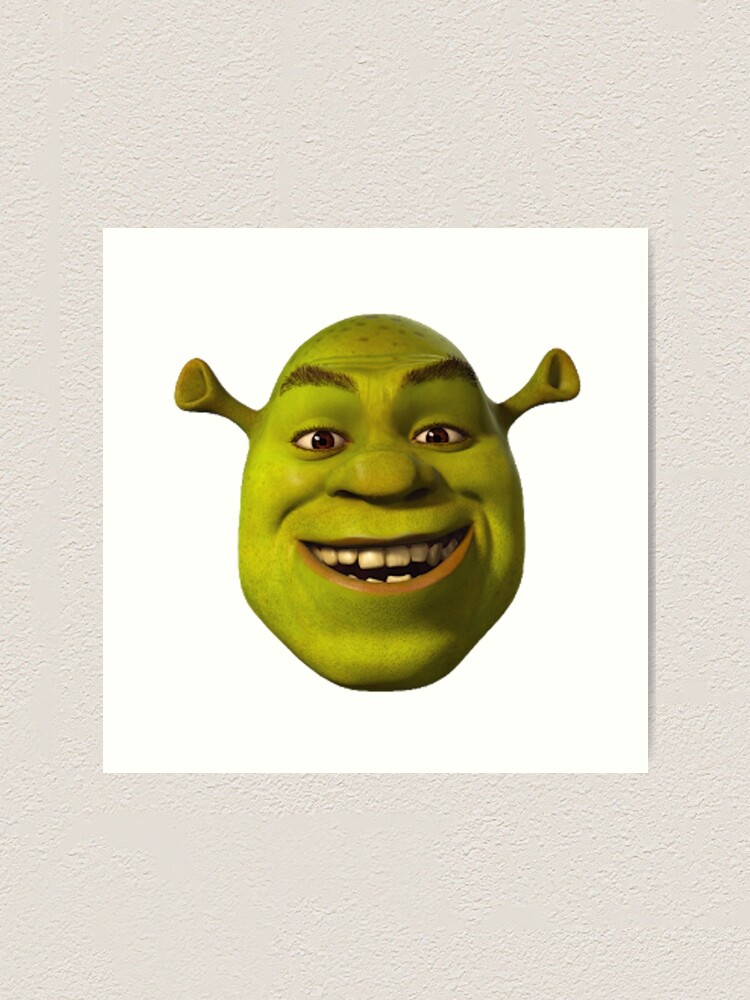 Shrek meme Photographic Print for Sale by Doflamingo99