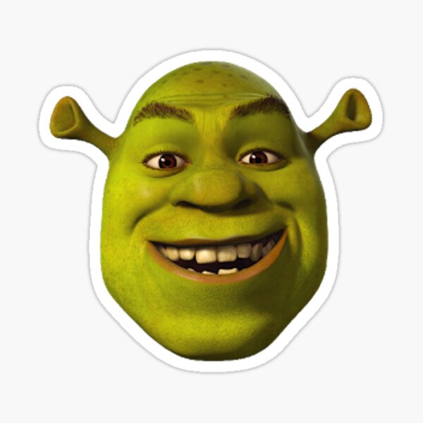 shrek meme Sticker for Sale by james-heath  Pegatinas, Pegatinas para  imprimir gratis, Pegatinas bonitas