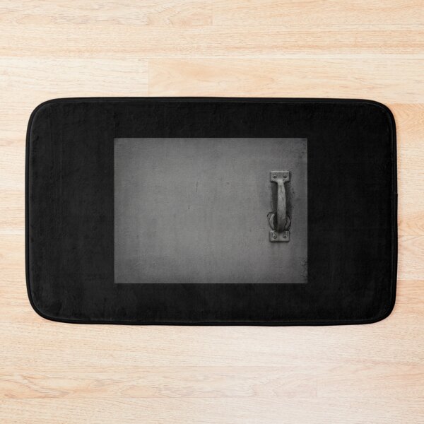 Item preview, artistic close up of closed grey metal door designed and sold by Stephen Orsillo.