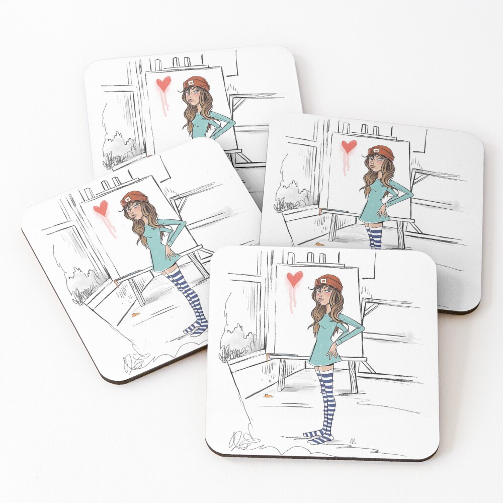 Item preview, Coasters (Set of 4) designed and sold by lefffffty.