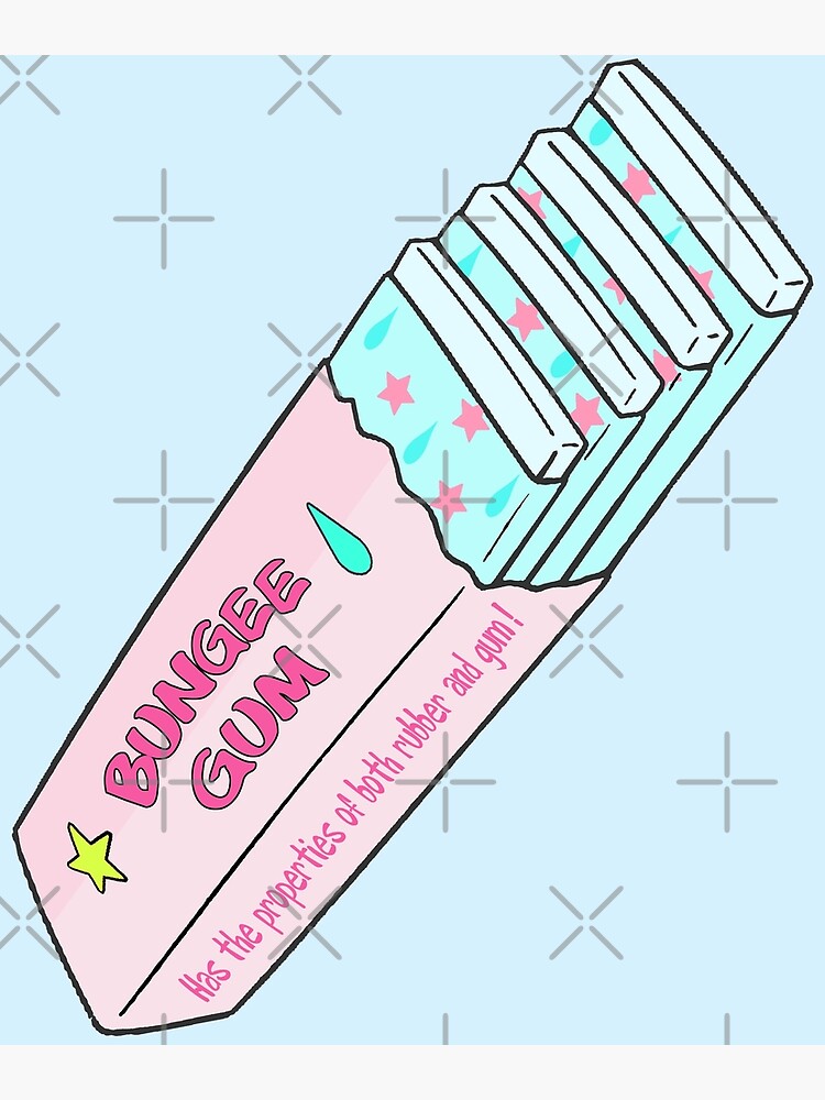 "Bungee Gum - Has The properties Of Both Rubber And Gum Gift For Shonen