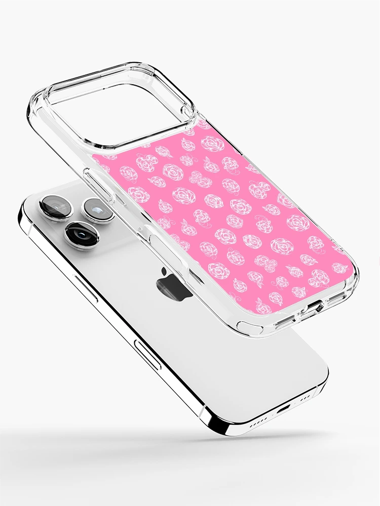 Thumbnail 2 of 5, iPhone Case, Pink Roses designed and sold by puffandstuff.